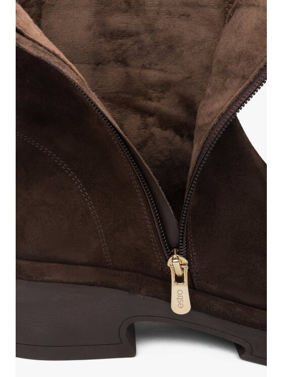 Estro Estro Členková obuv ER00118228 Hnedá