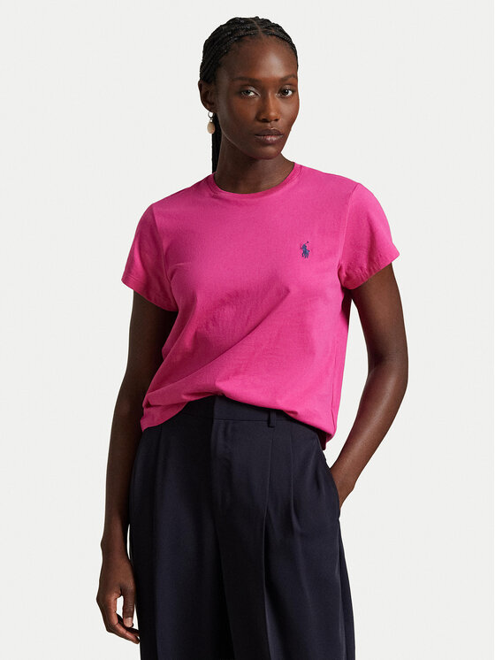 Polo Ralph Lauren Polo Ralph Lauren T-krekls 211898698031 Rozā Regular Fit
