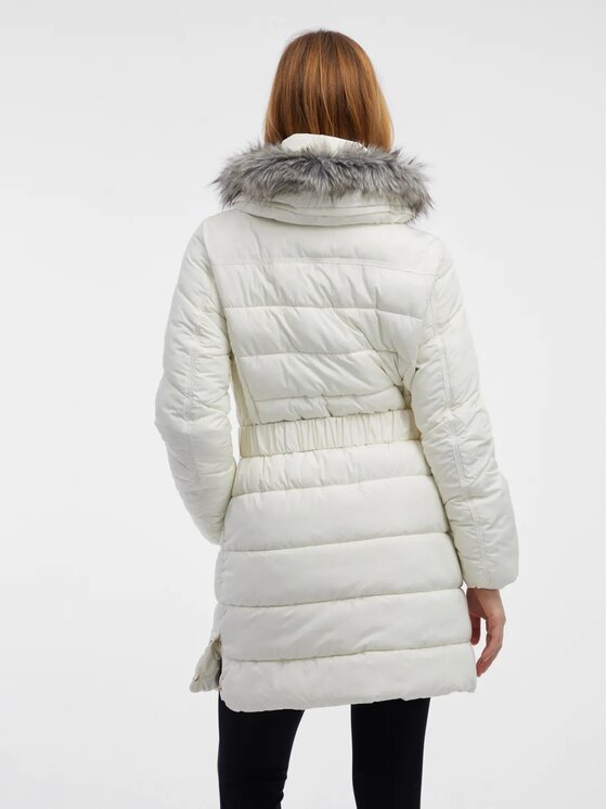 Orsay Orsay Płaszcz 810081029000__34 Beżowy A-Line Fit