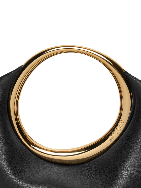 JACQUEMUS JACQUEMUS Torebka Mini ring handbag 241BA395 Czarny