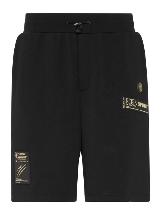 Plein Sport Plein Sport Spordišortsid PAEC MJT2601 STE003N Must Regular Fit