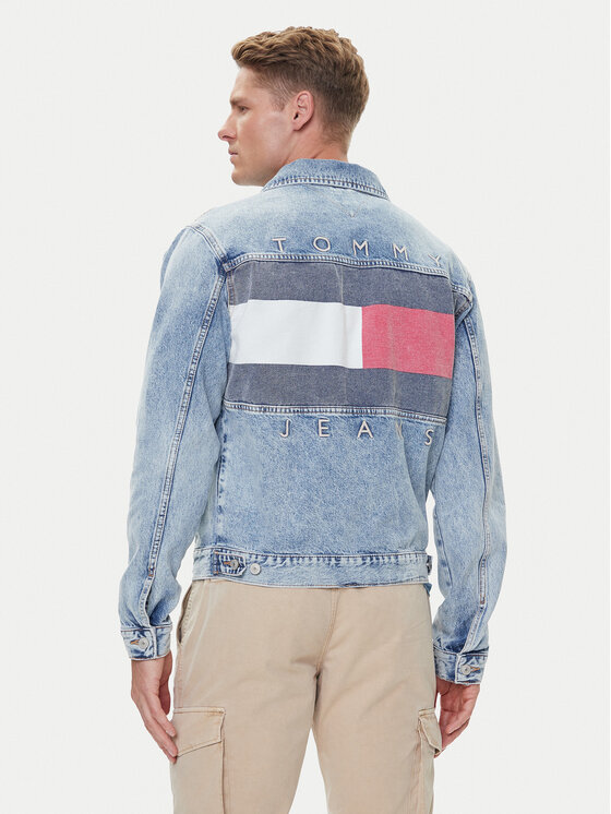 Tommy Jeans Tommy Jeans Traper jakna Ryan DM0DM21242 Plava Regular Fit