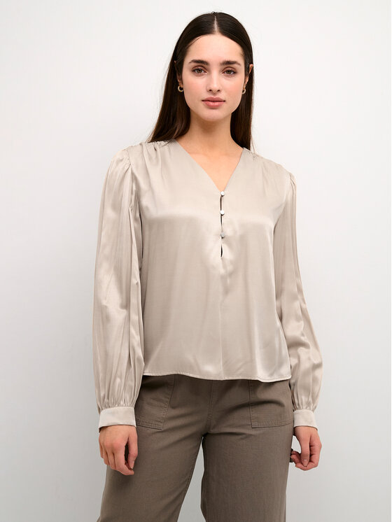 Kaffe Kaffe Palaidinė Kalaura 10507787 Pilka Loose Fit