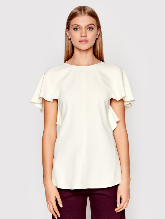 Victoria Victoria Beckham Victoria Victoria Beckham Palaidinė Drape 1122WTP003178B Geltona Regular Fit