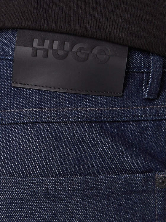 HUGO HUGO Džínsy 50542905 Tmavomodrá Relaxed Fit