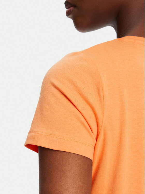 Pepe Jeans Pepe Jeans T-särk New Virginia PL505202 Oranž Slim Fit
