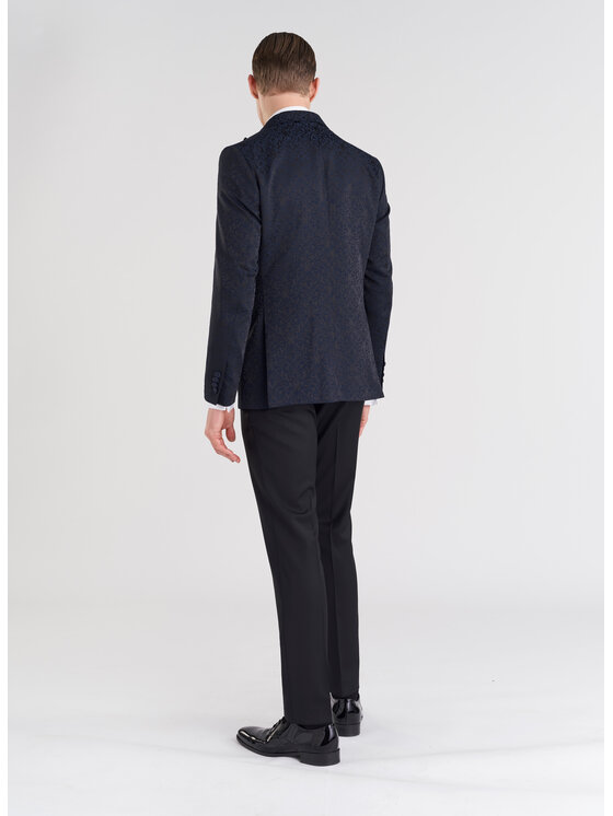Pako Lorente Pako Lorente Marynarka P24SF-3S-003 Granatowy Slim Fit