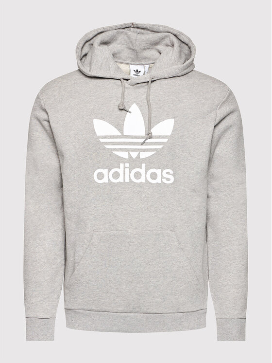 adidas adidas Суитшърт adicolor Classics Trefoil H06669 Сив Regular Fit