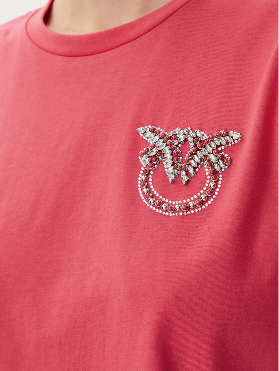 PINKO PINKO T-shirt Nambrone 103320 A2G7 Crvena Regular Fit