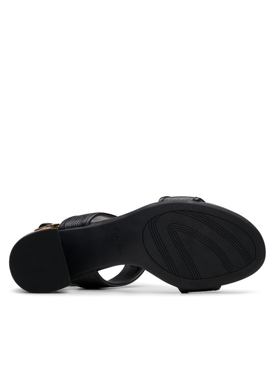 Clarks Clarks Sandały Ezoria Sling 26181300 Czarny