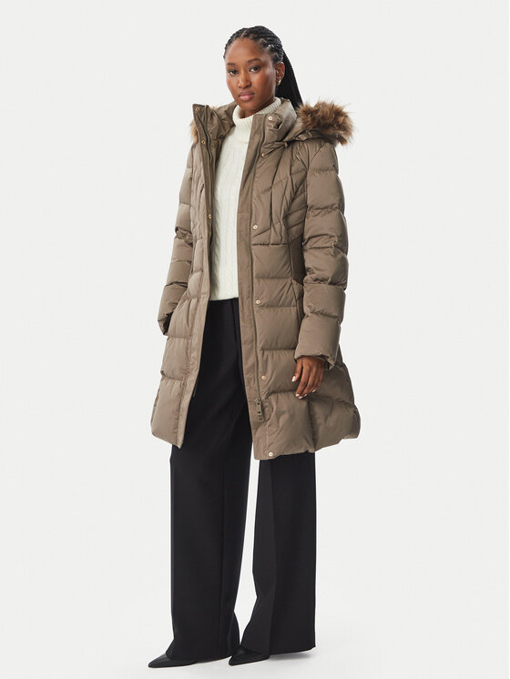 Guess Guess Пуховик W6BL37 W4085 Хакі Slim Fit