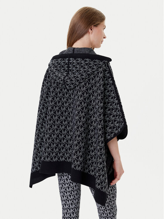 MICHAEL Michael Kors MICHAEL Michael Kors Ponczo MT561CCK87 Czarny Relaxed Fit