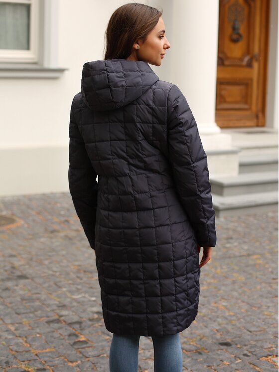 Perso Perso Kurtka damska BLH919015FX Szary Regular Fit