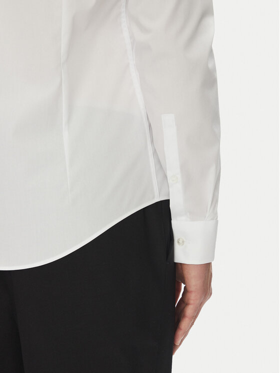Calvin Klein Calvin Klein Koszula Essential LV019EU030 Biały Slim Fit