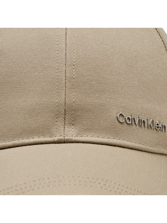Calvin Klein Calvin Klein Czapka z daszkiem Metal Lettering K50K511310 Beżowy