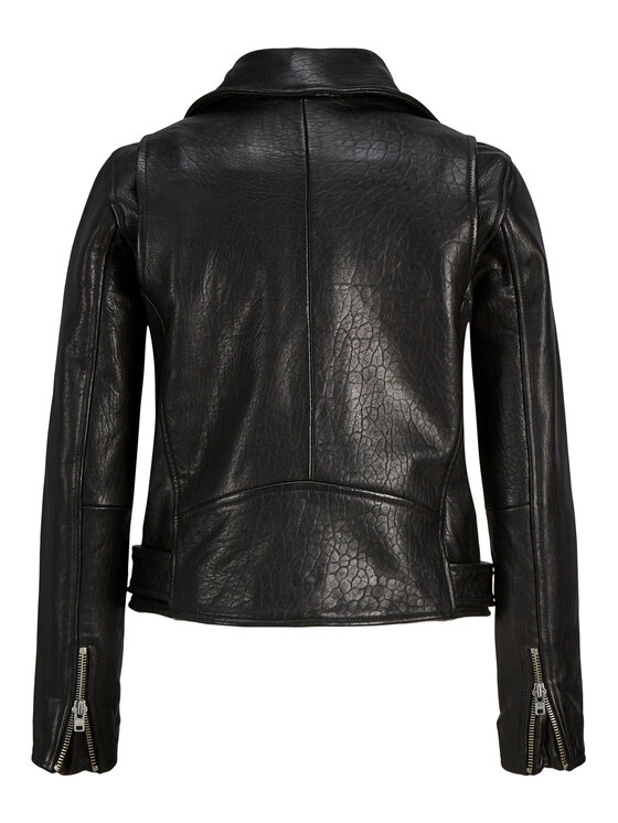 JJXX JJXX Kurtka skórzana 12200286 Czarny Regular Fit