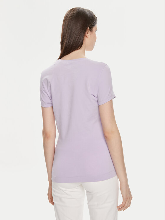 Guess Guess Тишърт W4GI30 J1314 Виолетов Slim Fit