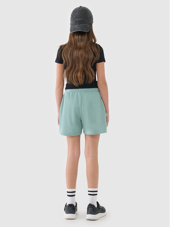 4F 4F Szorty sportowe BASIC+ Turkusowy Oversize