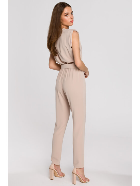 Stylove Stylove Jumpsuit S259 Beige Regular Fit