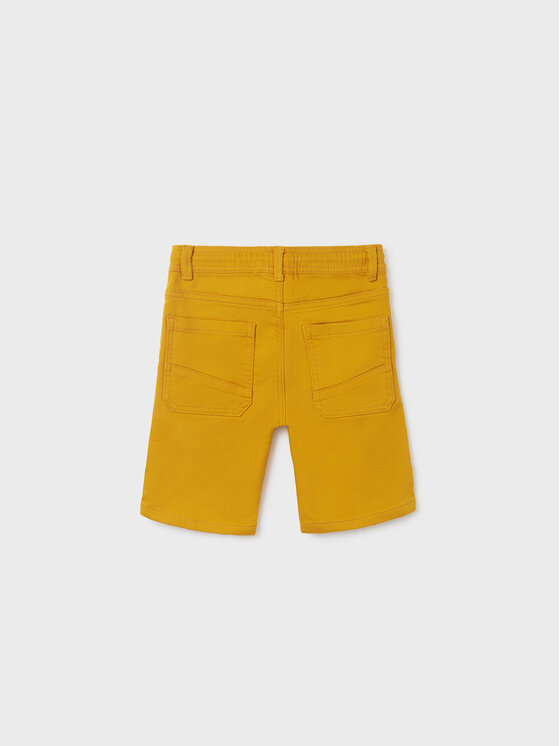 Mayoral Mayoral Pantaloncini di tessuto 6253 Giallo