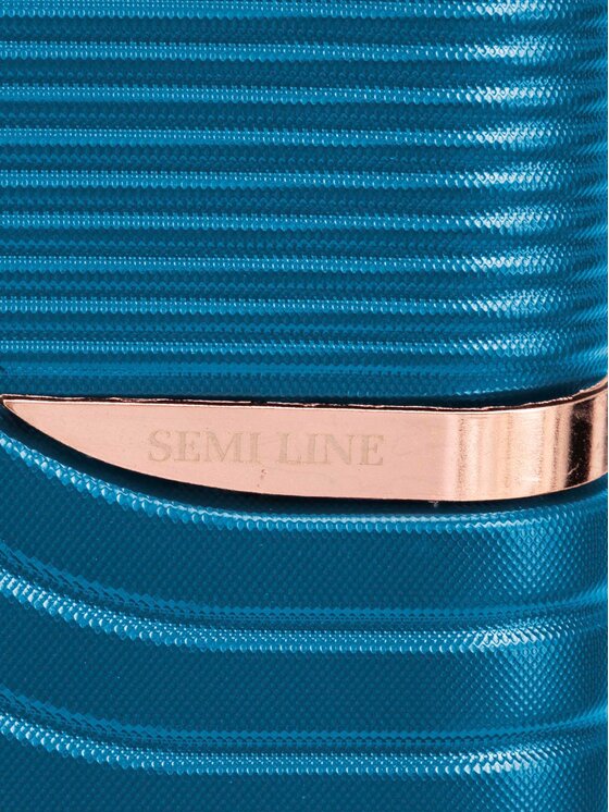 Semi Line Semi Line Valigia grande T5812-5 Blu scuro