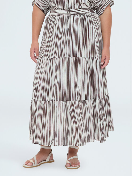 Fiorella Rubino Fiorella Rubino Spódnica maxi 1015L000545N0S1 Brązowy A-Line Fit