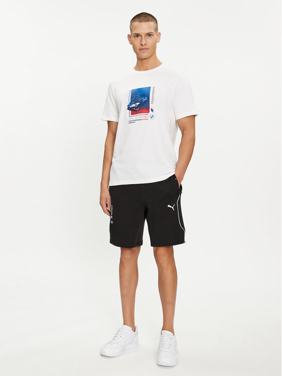 Puma Puma Szorty sportowe BMW MMS 624148 Czarny Regular Fit