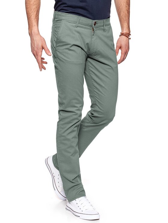 Wrangler Wrangler Pantaloni di tessuto LARSTON Beige Slim Fit