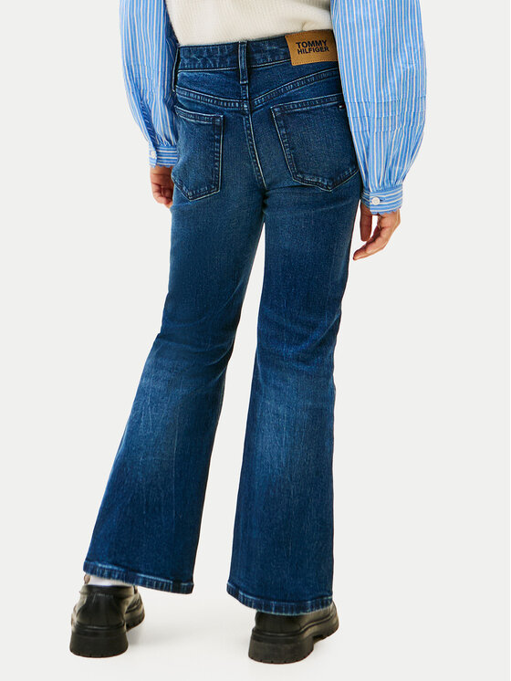 Tommy Hilfiger Tommy Hilfiger Džínsy KG0KG08959 Tmavomodrá Flare Fit