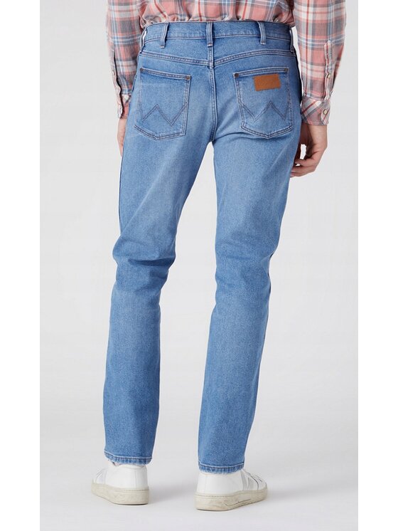 Wrangler Wrangler Jeansy Larston Niebieski Slim Fit