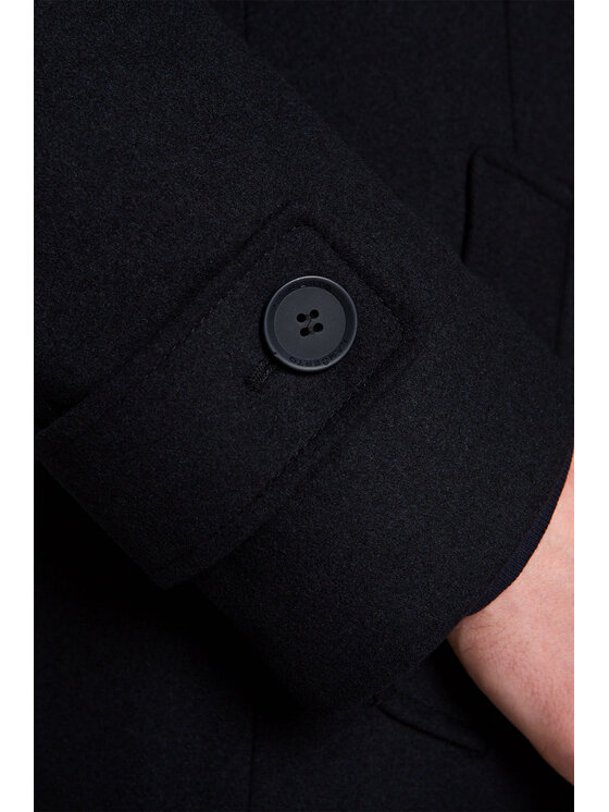 Lancerto Lancerto Płaszcz przejściowy Embrace 3 Czarny Regular Fit