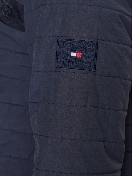 Tommy Hilfiger Tommy Hilfiger Bunda pro přechodné období MW0MW31638 Tmavomodrá Regular Fit