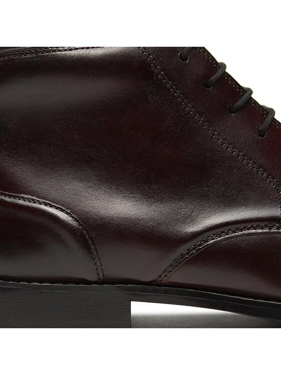 Clarks Clarks Gležnjače Craftarlo Hi 261734597 Tamnocrvena