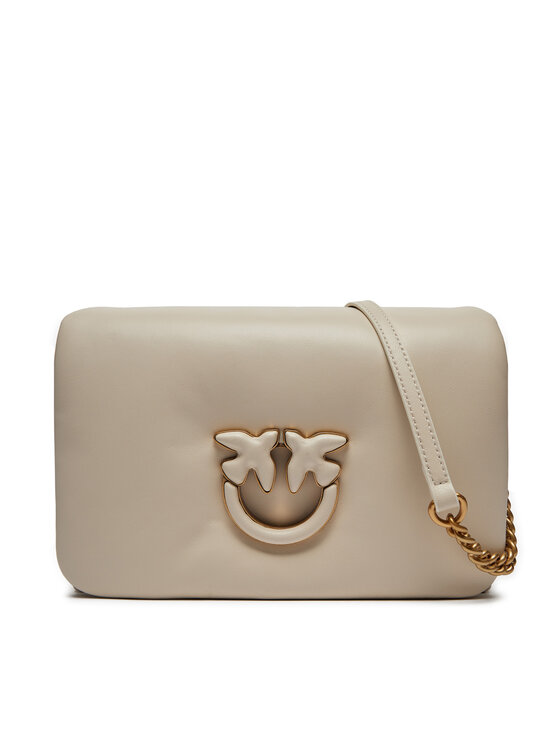 PINKO PINKO Handtasche Love Click Puff Classic PE 24 PLTT 101585 A10F Creme