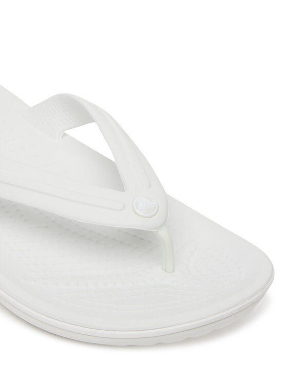Crocs Crocs Šlepetės per pirštą Crocband Flip 11033 Balta