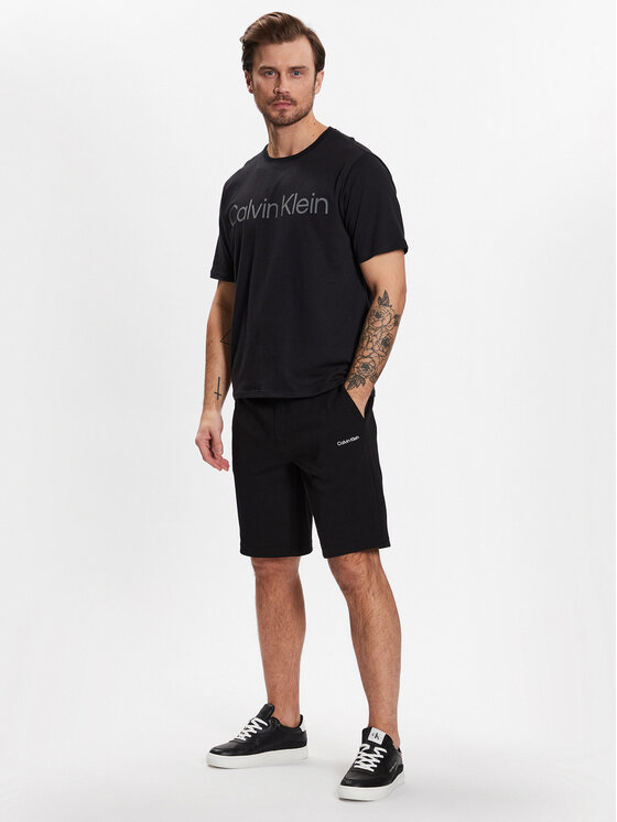 Calvin Klein Calvin Klein Sportovní kraťasy Micro Logo K10K111208 Černá Regular Fit