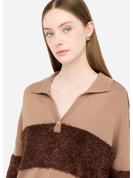 Liu Jo Liu Jo Cardigan TF5221MA51IC3839 Beige Regular Fit