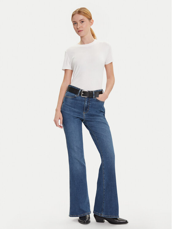Wrangler Wrangler Džínsy Montana 112371140 Tmavomodrá Bootcut Fit