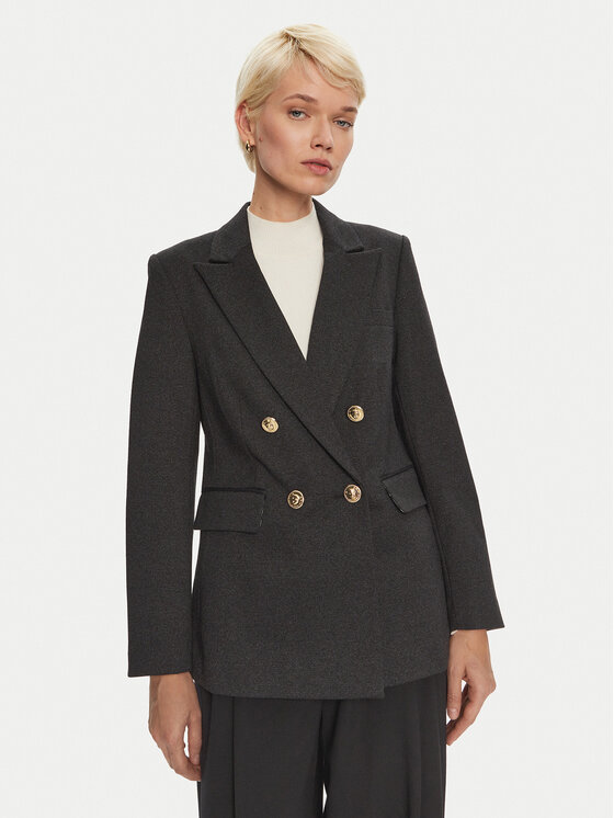 LOLA CASADEMUNT LOLA CASADEMUNT Сако MF2402001 Сив Regular Fit