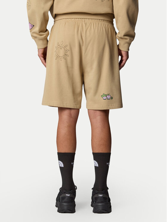 The North Face The North Face Sportske kratke hlače Unisex Mountain Cleanup NF0A8C2X Bež Relaxed Fit
