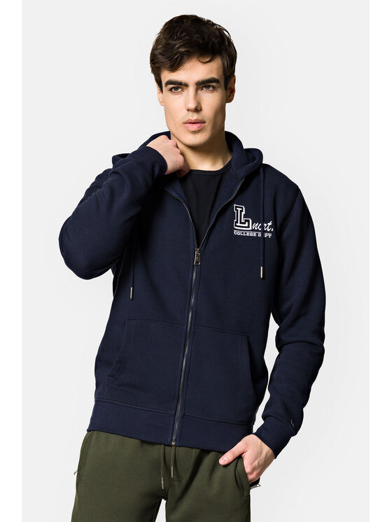 Lancerto Lancerto Bluza Hutt BL073222000004 Granatowy Regular Fit