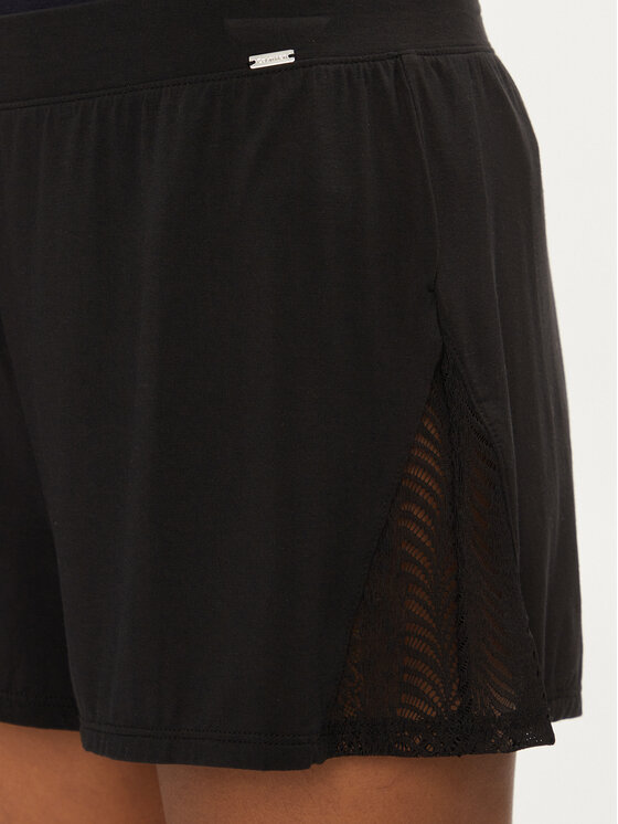 Calvin Klein Underwear Calvin Klein Underwear Szorty piżamowe 000QS7190E Czarny Relaxed Fit