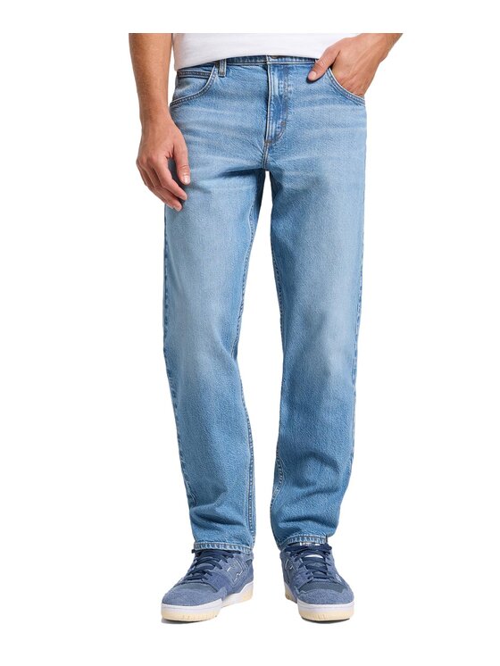 Lee Lee Jeansy 112363723 Niebieski Relaxed Fit