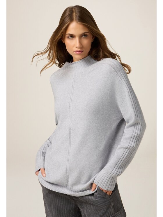 Oltre Oltre Maglione M052E002038N003 Grigio Over Fit