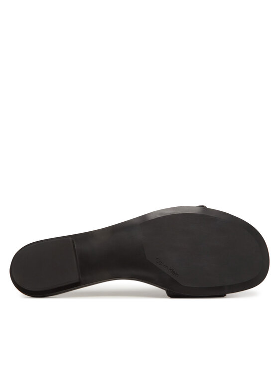 Calvin Klein Calvin Klein Şlapi Flat Slide Jacq HW0HW02389 Negru