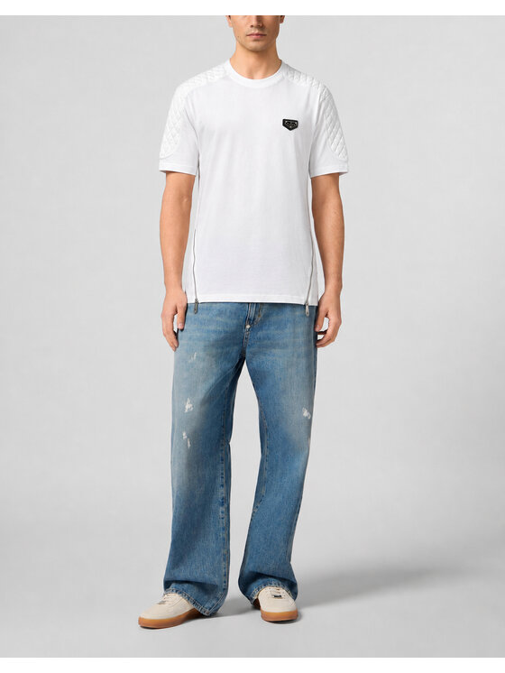 PHILIPP PLEIN PHILIPP PLEIN T-Shirt 31628 Bílá Regular Fit