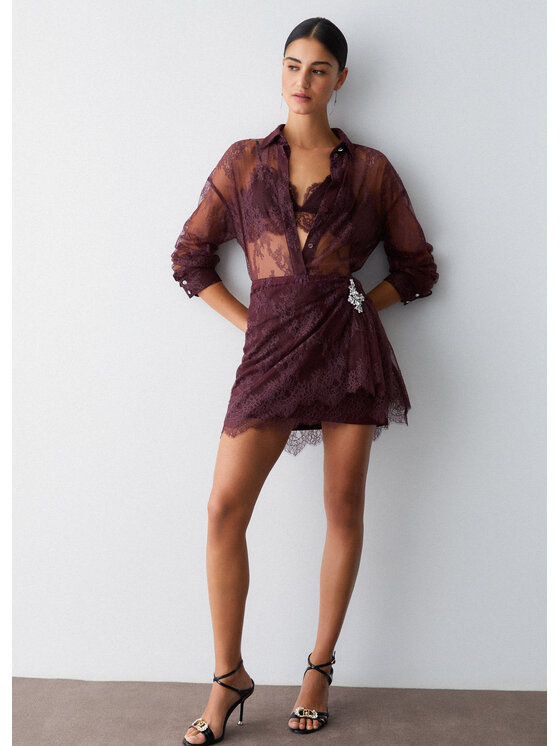 Liu Jo Liu Jo Minigonna PA6056J4961X0744 Marrone Regular Fit