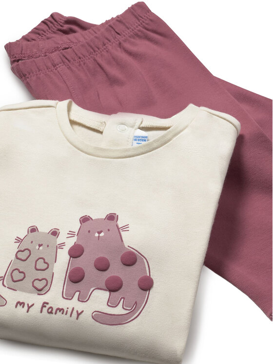 Mayoral Mayoral Completo felpa, maglia e leggings 2743 Rosa Regular Fit