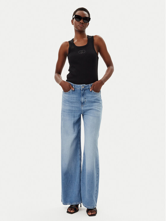 Liu Jo Liu Jo Τοπ WA5367 J0295 Μαύρο Regular Fit