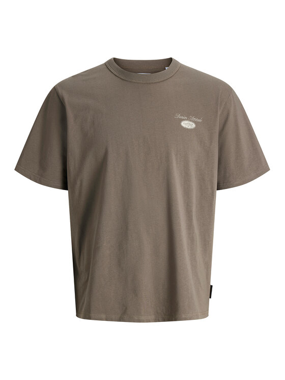 Jack & Jones Jack & Jones Тишърт Edover 12288005 Кафяв Regular Fit